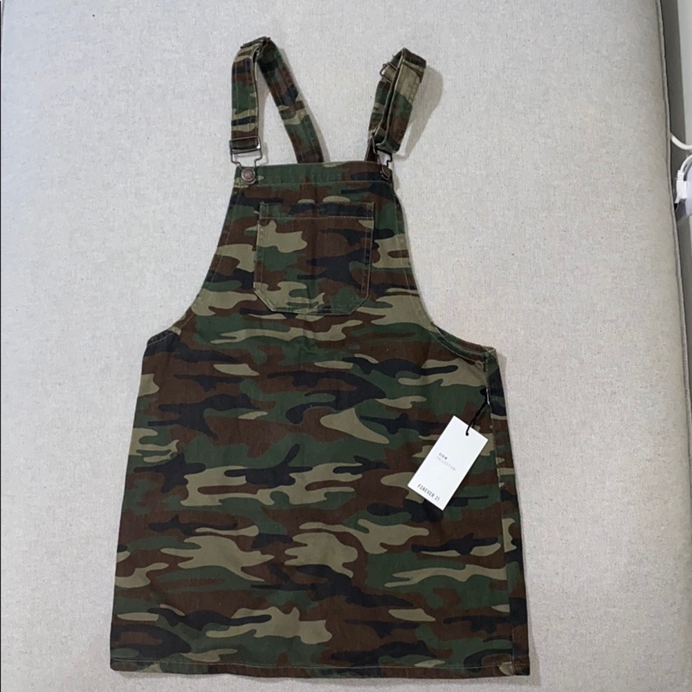 Camo Overall Dress